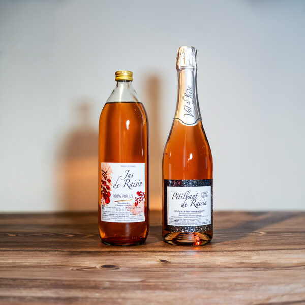 Jus de Raisin / Pétillant de Raisin rosé