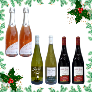 Assortiment pétillant et vin de Touraine "Joyeux Noël"
