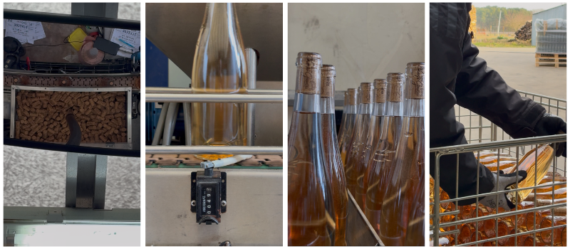 Illustration de la mise en bouteille