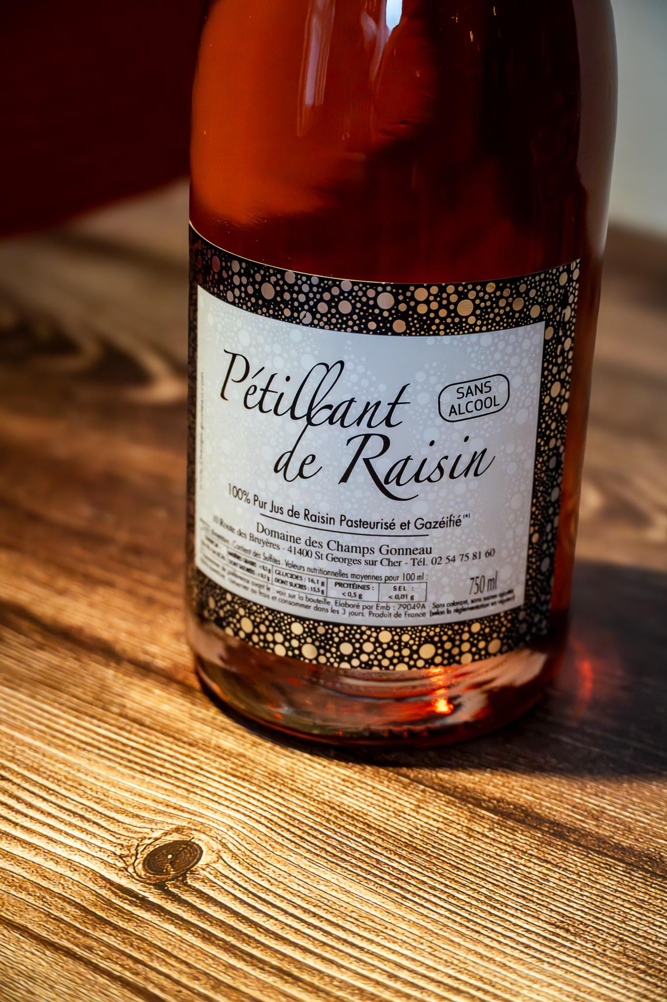 Pétillant de Raisin - Jus de Raisin pétillant